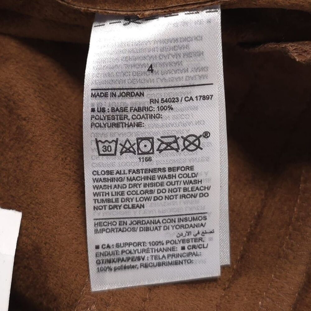 OLD NAVY Womens New Pants 4 Faux Leather Extra High Rise Skinny Brown - Picture 10 of 12